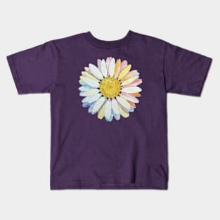 Water Colour Daisy Kids T-Shirt